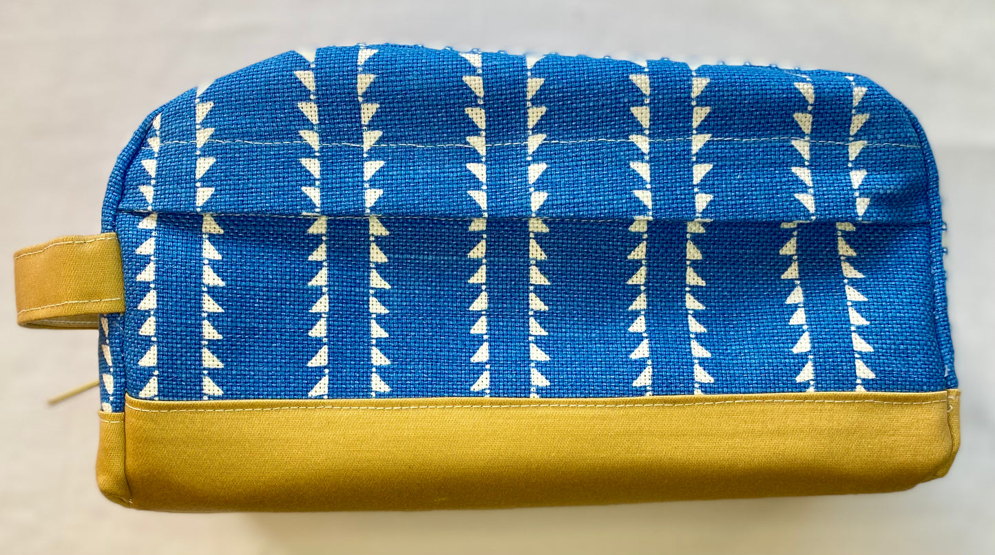 Windmill wood toiletry bag