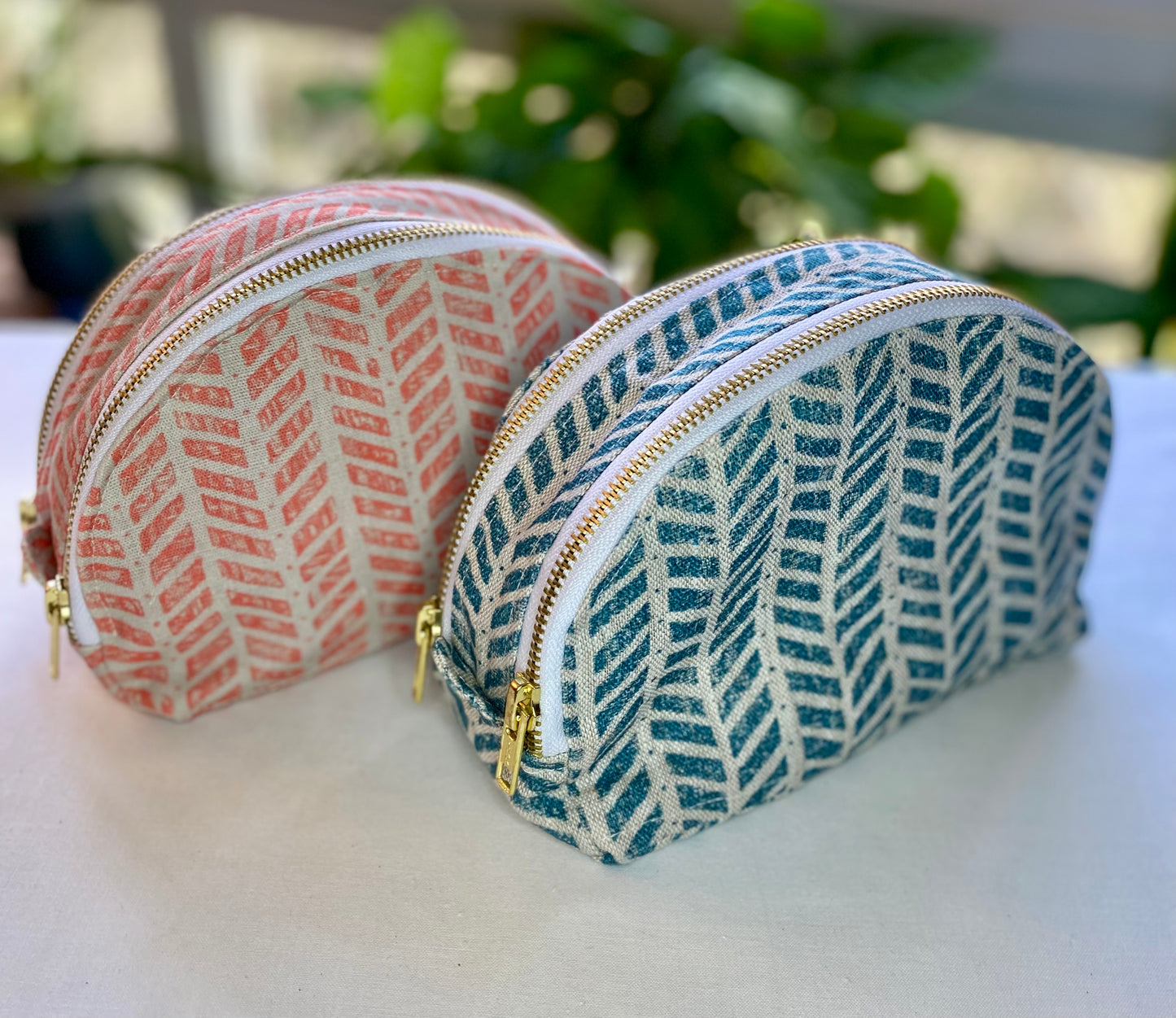 Mottram Meadow Pink Grapefruit make up bag