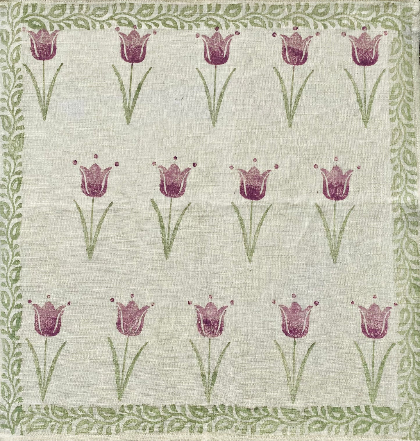 Linen Napkins - Tulips