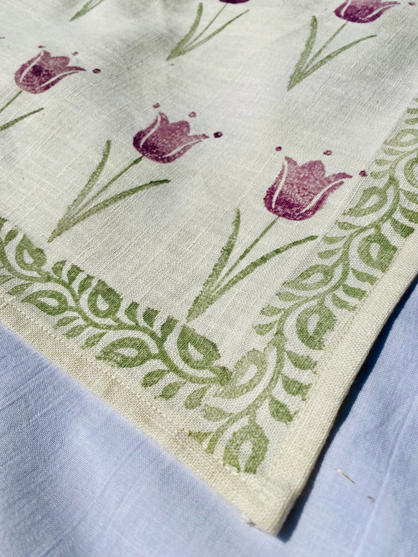 Linen Napkins - Tulips